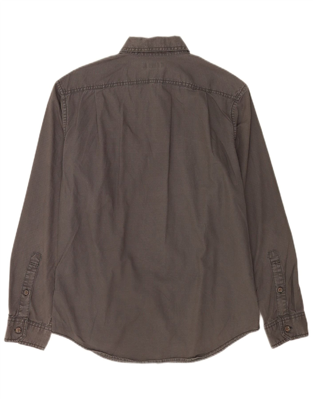 Eddie Bauer Herre Classic Fit skjorte lille grå bomuld