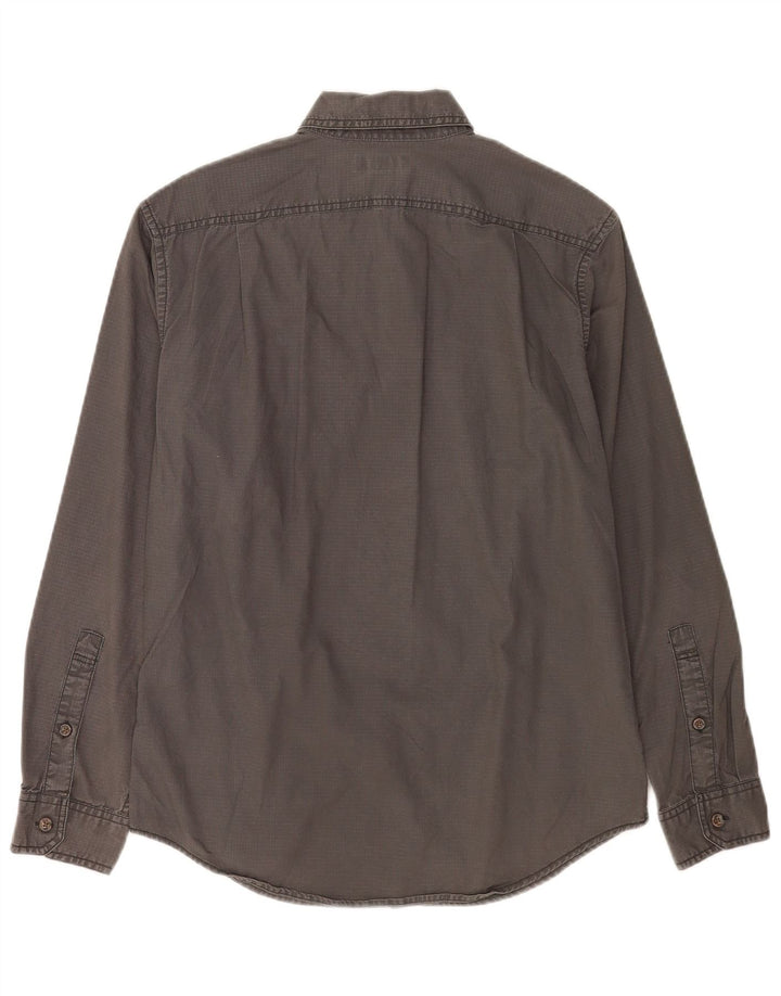 Eddie Bauer Herre Classic Fit skjorte lille grå bomuld