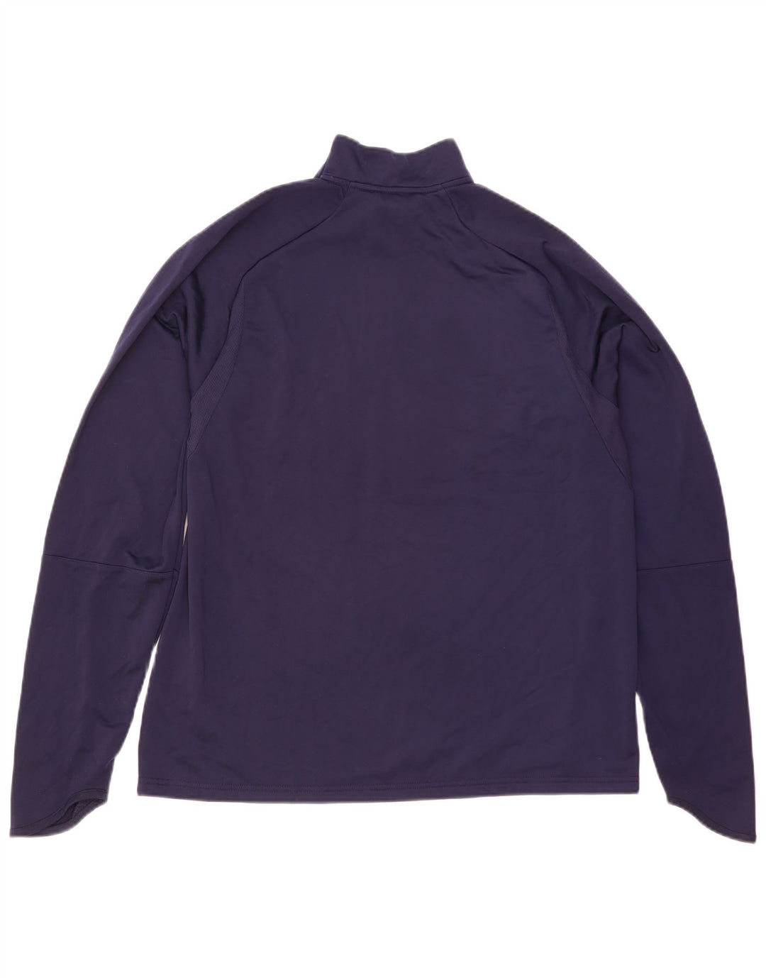 Puma Herre Zip Neck Pullover Træningsdragt Top XL Navy Blue Polyester
