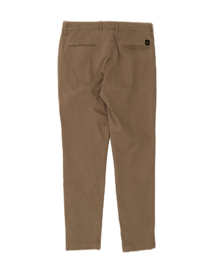 REFRIGIWEAR Mens Slim Chino Trousers IT 48 Medium W32 L30 Grey Cotton Vintage Refrigiwear and Second-Hand Refrigiwear from Messina Hembry 