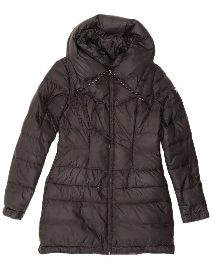 Guess Womens Oversized Polstret Frakke UK 4 XS Sort Polyamid