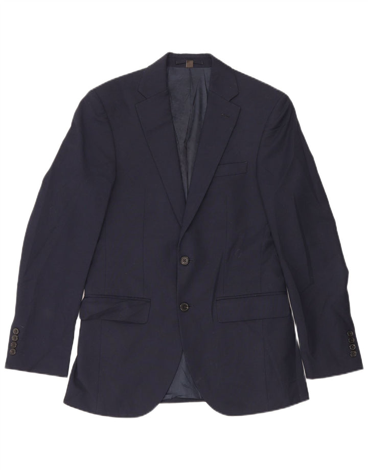 Marks & Spencer Herre Regular Fit Blazer Jacket UK 36 Small Navy Blue