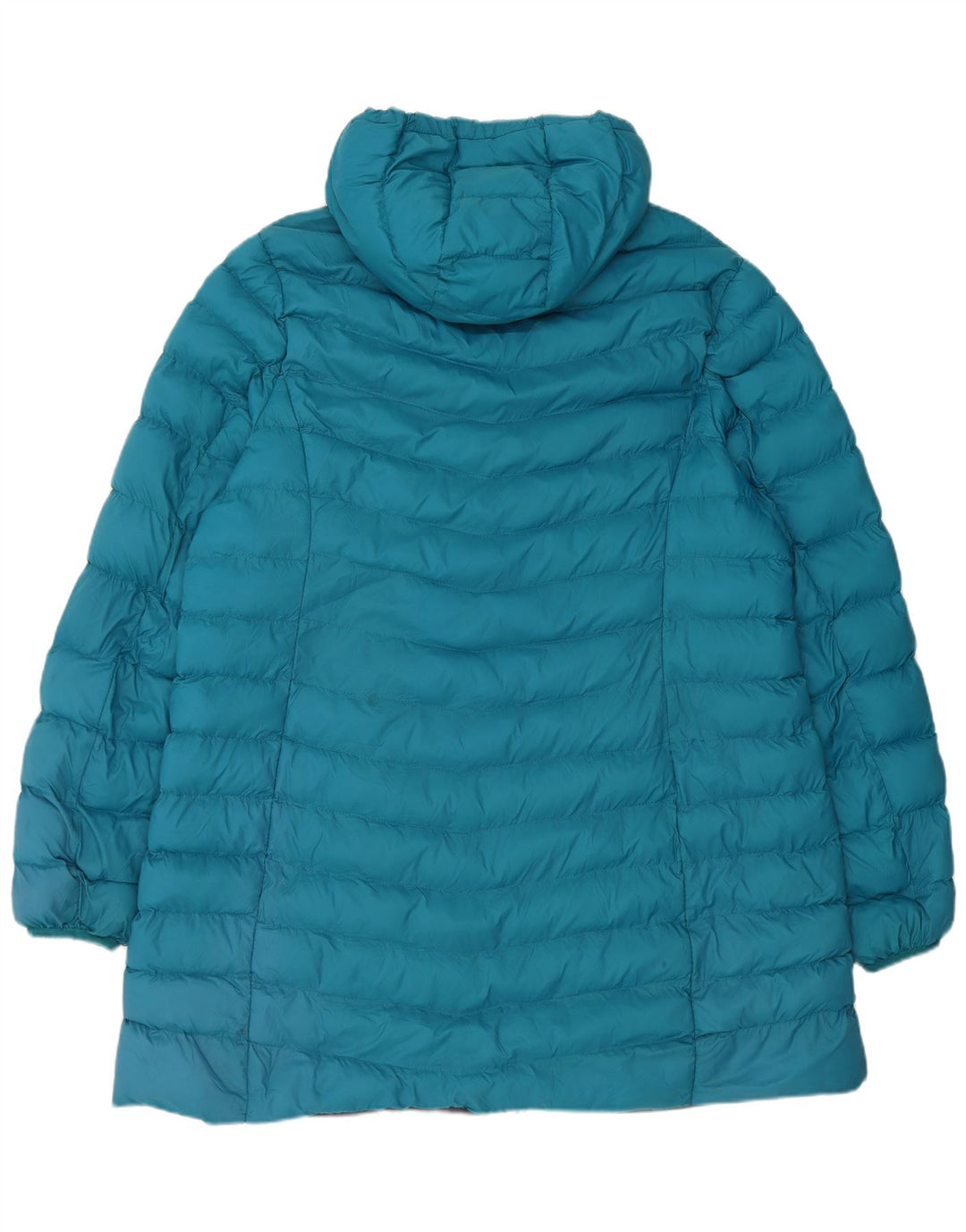 Mountain Warehouse Dame Hætte Polstret Frakke UK 20 2XL Blå Polyester