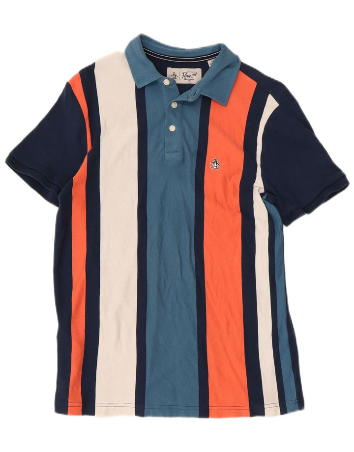 PENGUIN Herre poloshirt Lille flerfarvet stribet bomuld