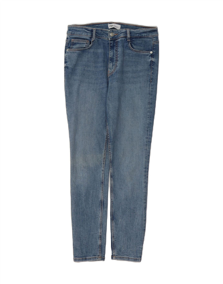ZARA Womens Slim Jeans EU 42 Large W32 L29 Blue Vintage Zara and Second-Hand Zara from Messina Hembry 