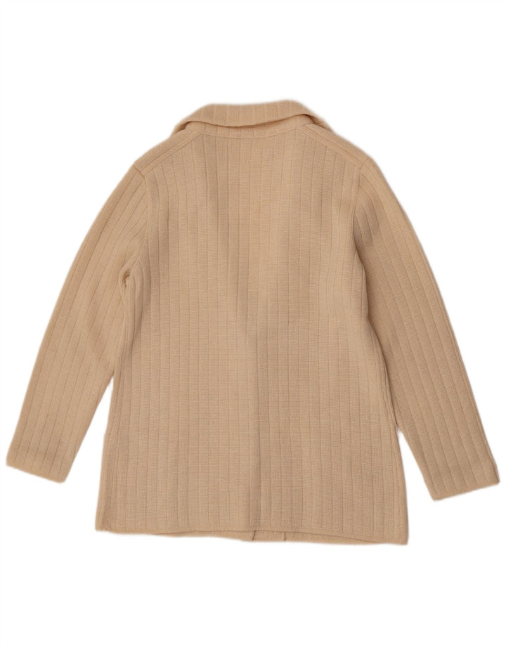 Leeds Dame Cardigan Sweater UK 10 Small Beige