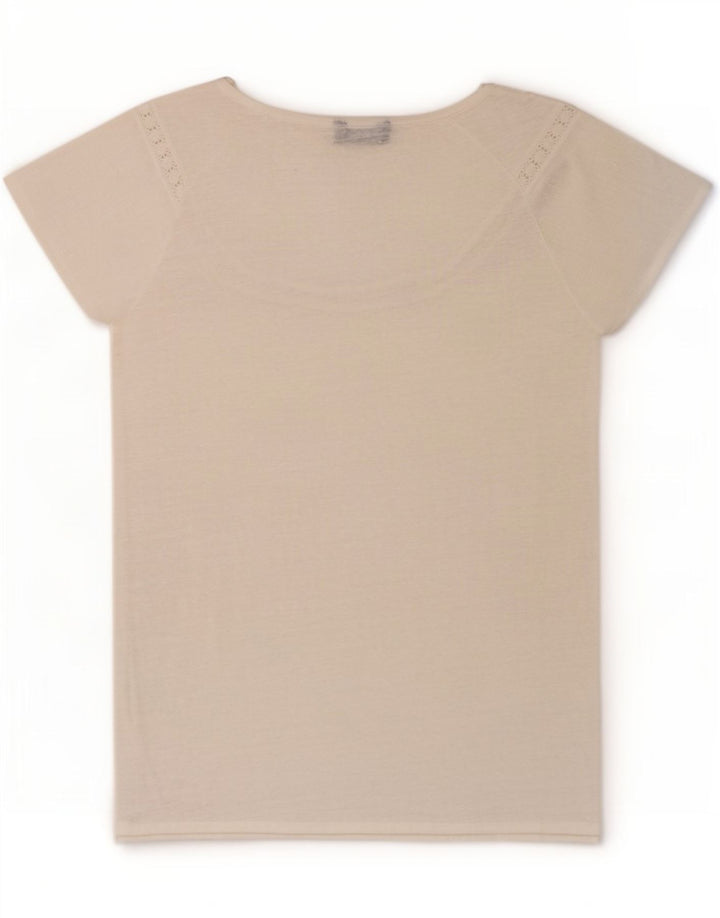 Massimo Dutti Dame Bluse Top UK 12 Medium White