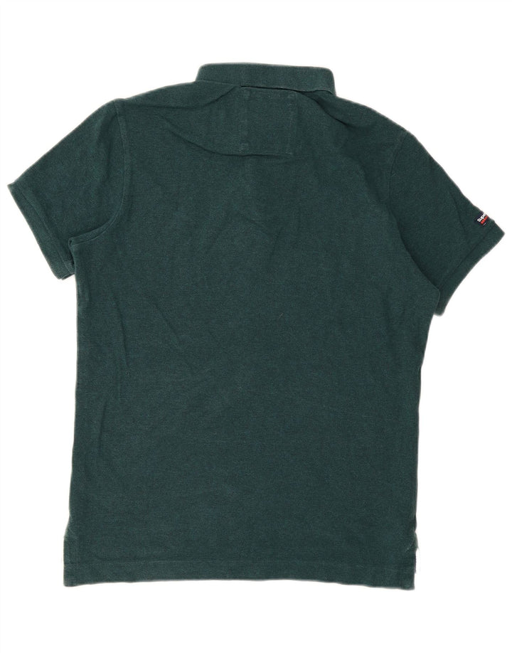 Superdry Polo Shirt til mænd Stor grøn bomuld