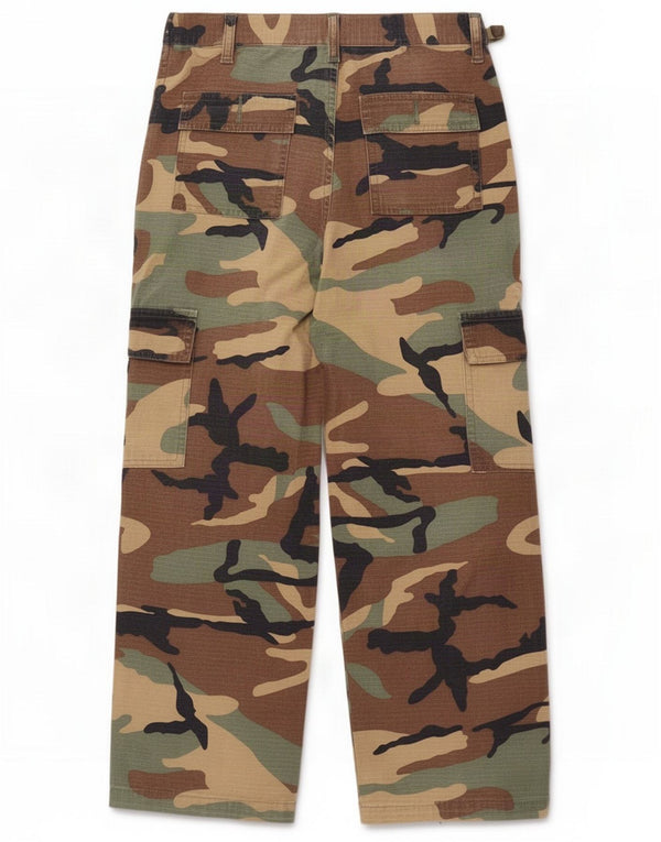 MOC Military Boys Cargo-bukser 14-15 år Large W28 L25 Khaki Army