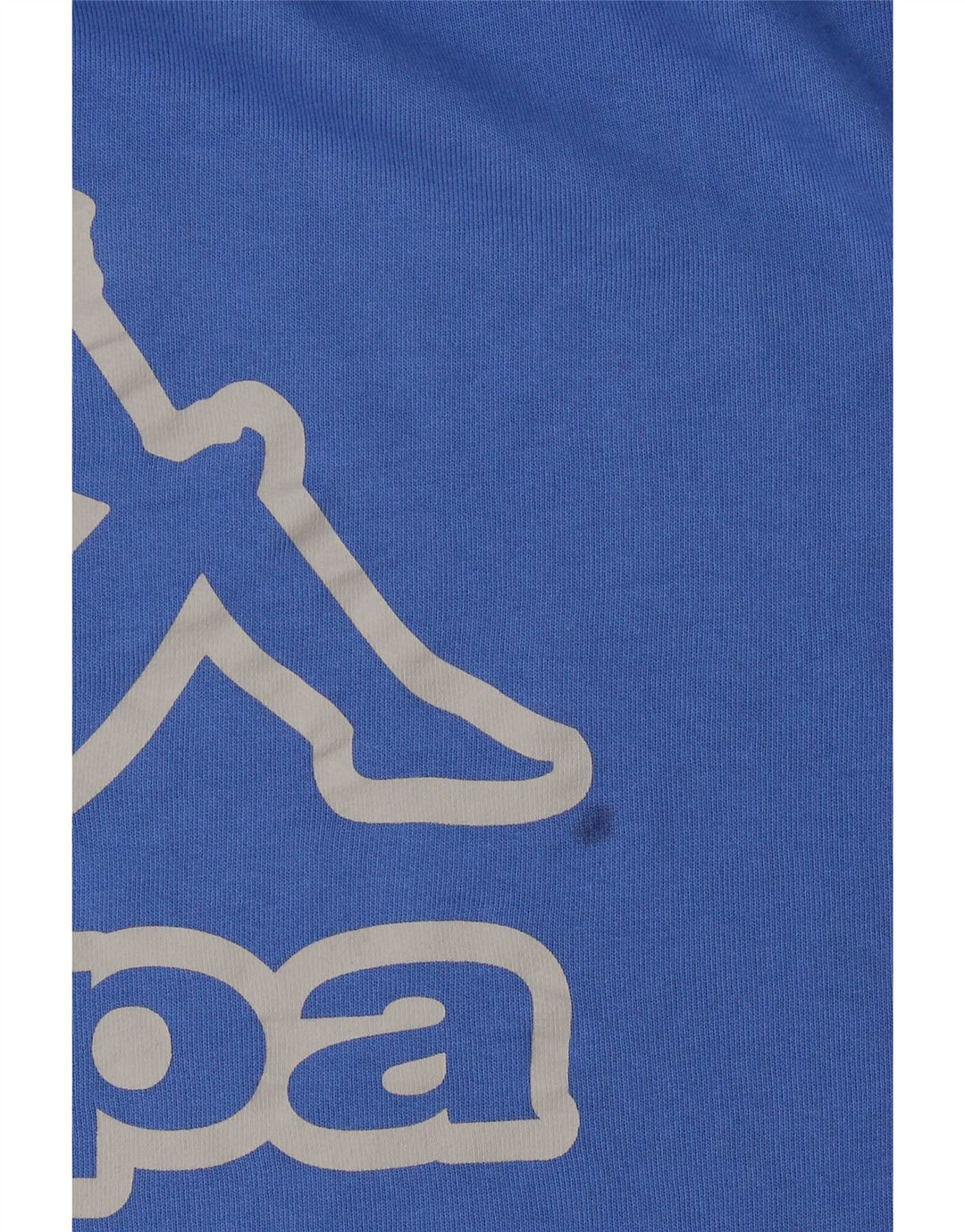 Kappa Dame Grafisk Oversized Sweatshirt Jumper UK 12 Medium Blue