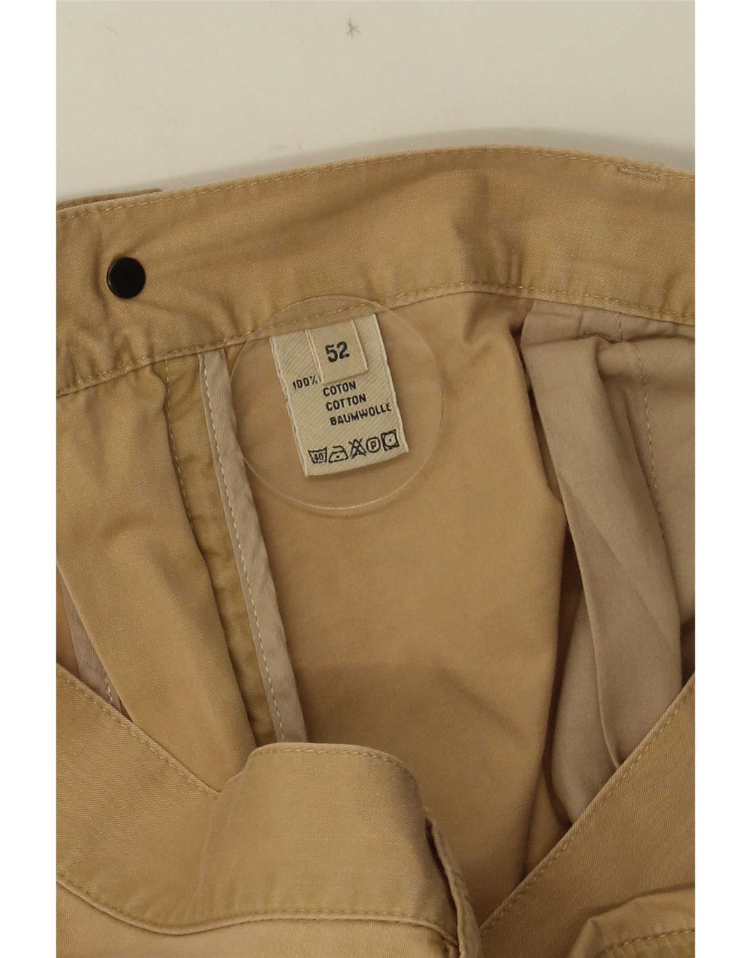 Fay Herre Chino Shorts IT 52 XL W36 Beige Bomuld