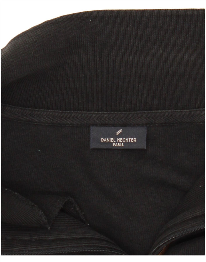 DANIEL HECHTER Herre Paris Roll Neck Sweatshirt Jumper IT 52 Stor Sort