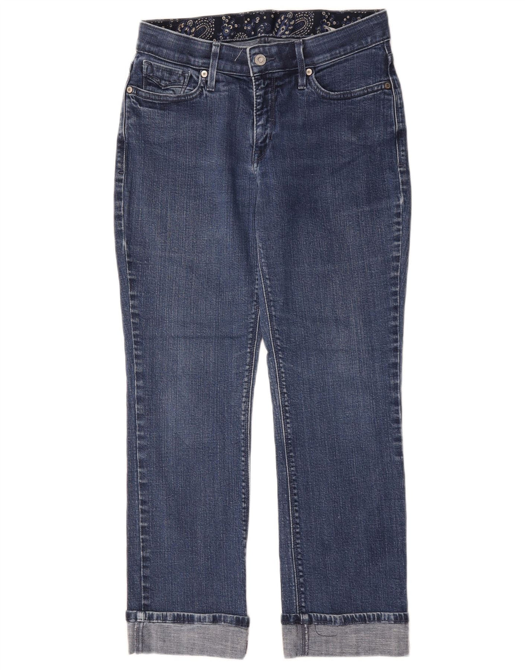 Levi's Lige Jeans til kvinder US 6 Medium W28 L25 Blå Bomuld