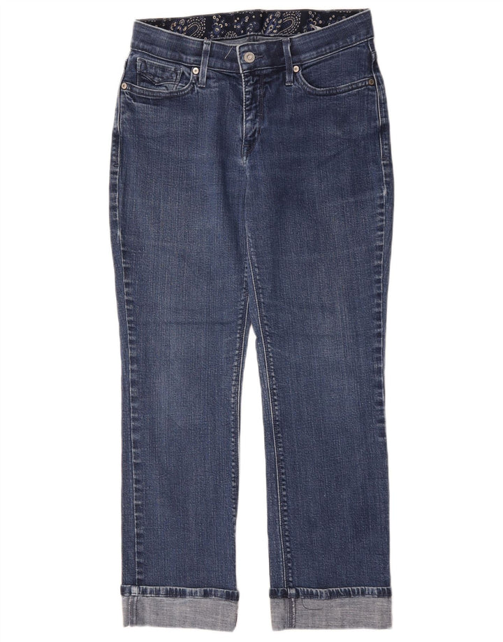 Levi's Lige Jeans til kvinder US 6 Medium W28 L25 Blå Bomuld
