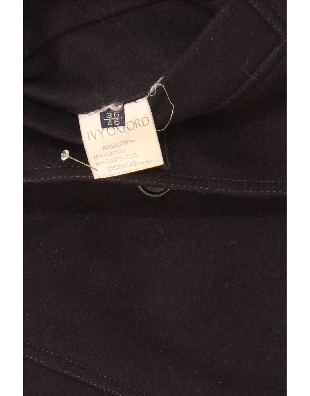 Ivy Oxford Herre vendbar jakke UK 36 Lille marineblå uld