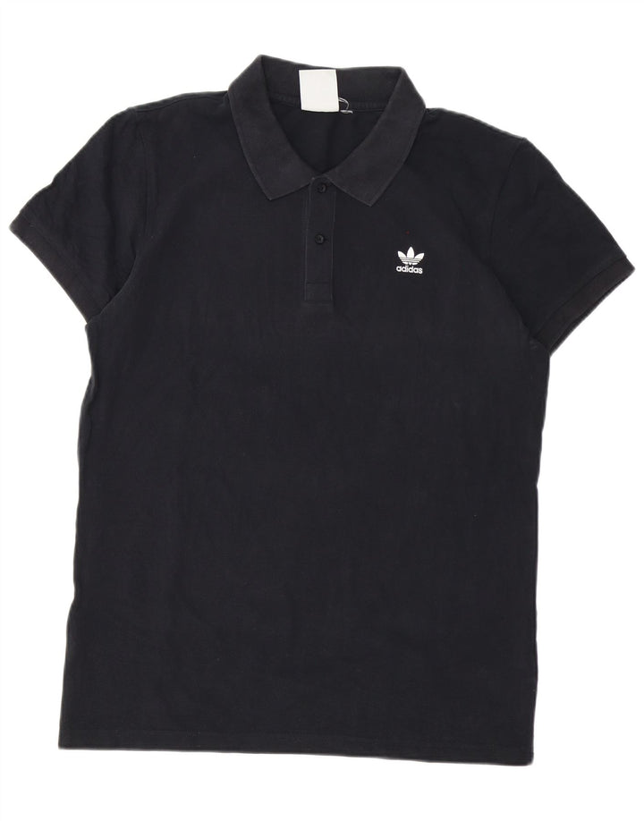 Adidas herre poloshirt Medium sort bomuld