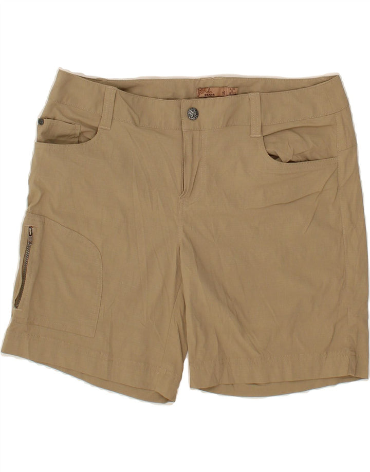 PRANA Womens Cargo Shorts US 10 Large W32 Brown Nylon Vintage Prana and Second-Hand Prana from Messina Hembry 
