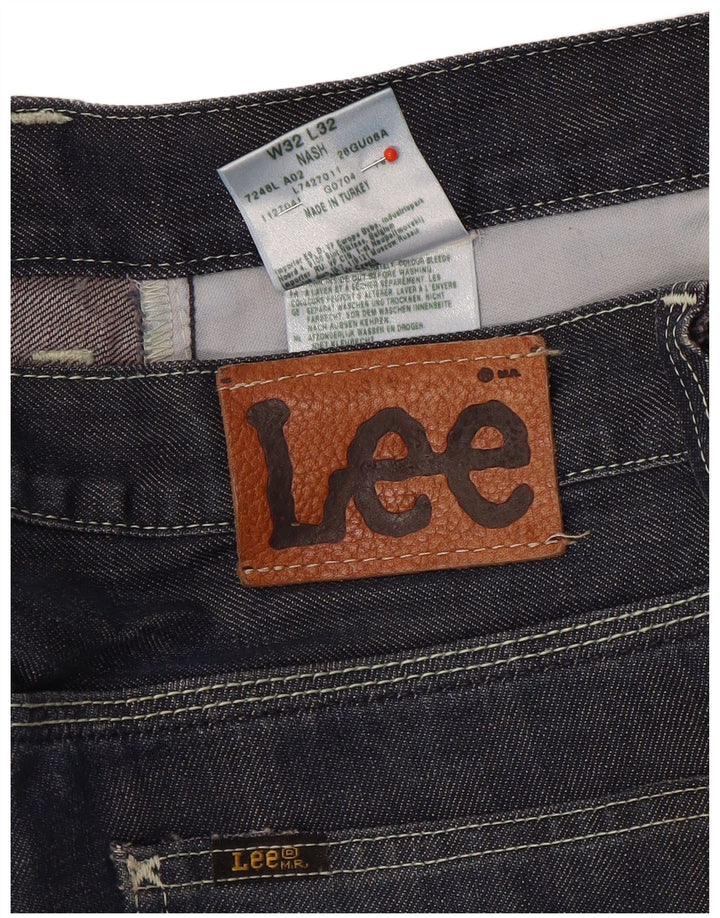 Lee Herre Nash Straight Jeans W32 L32 Blå Bomuld