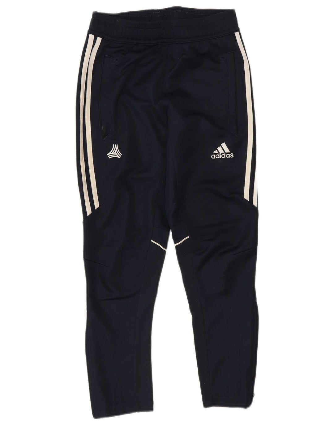 Adidas drenge Climacool træningsdragt bukser 7-8 år marineblå polyester