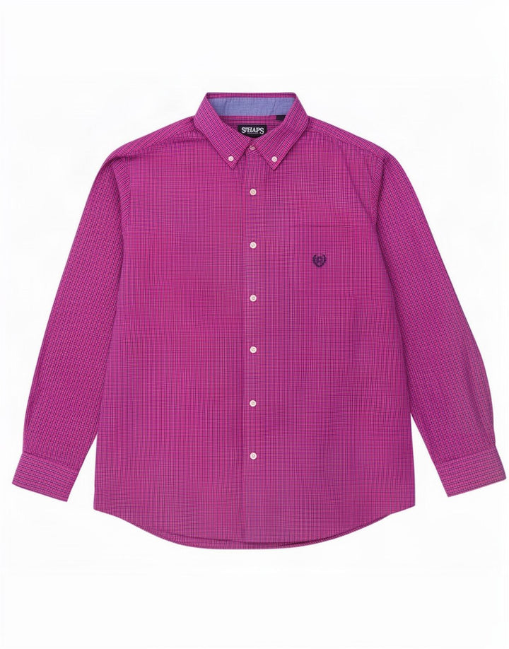 Chaps Herreskjorte Stor Lilla Gingham Bomuld