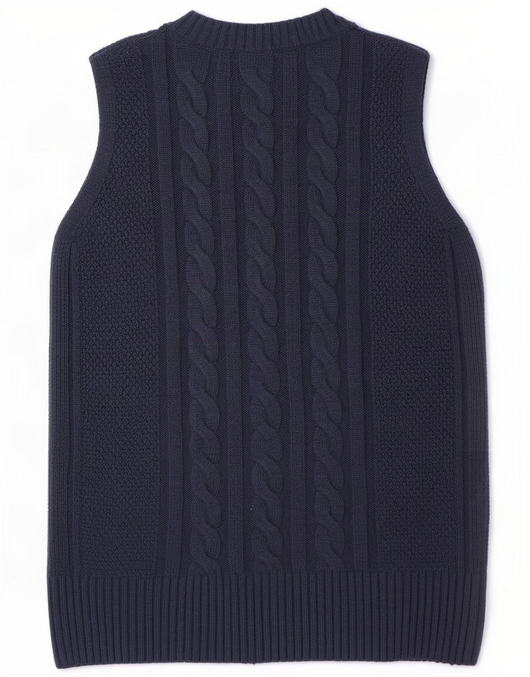 Marks & Spencer Damevest Tank Top UK 10 Small Navy Blue Polyester