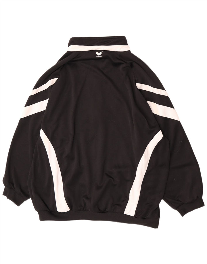 Erima Herre Oversized træningsdragt Top Jacket UK 52 Stor Sort Colourblock