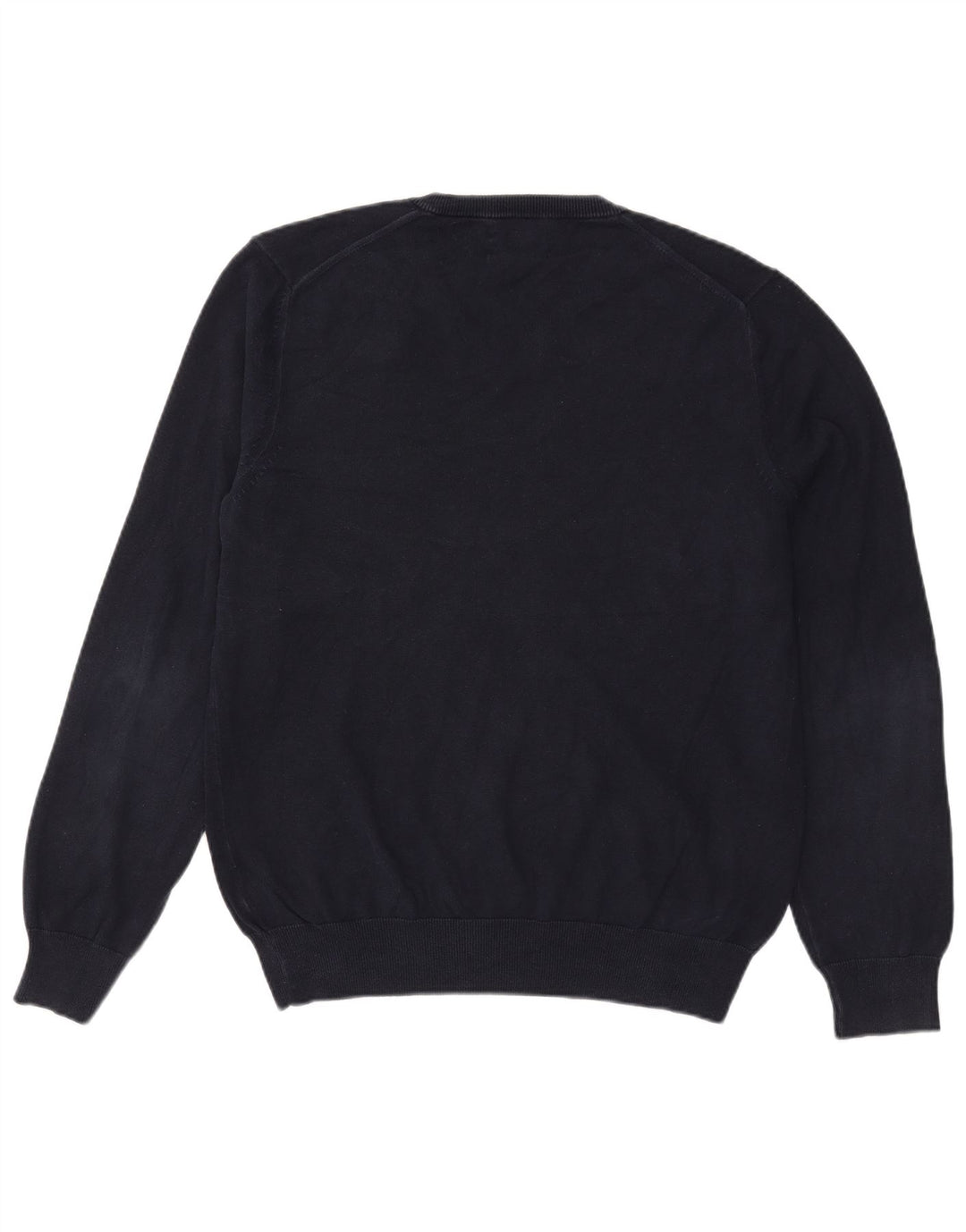 Marks & Spencer Herre V-hals sweater Stor marineblå bomuld