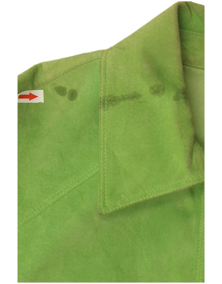 Gai Mattiolo Dame Ruskindsjakke UK 16 Large Green