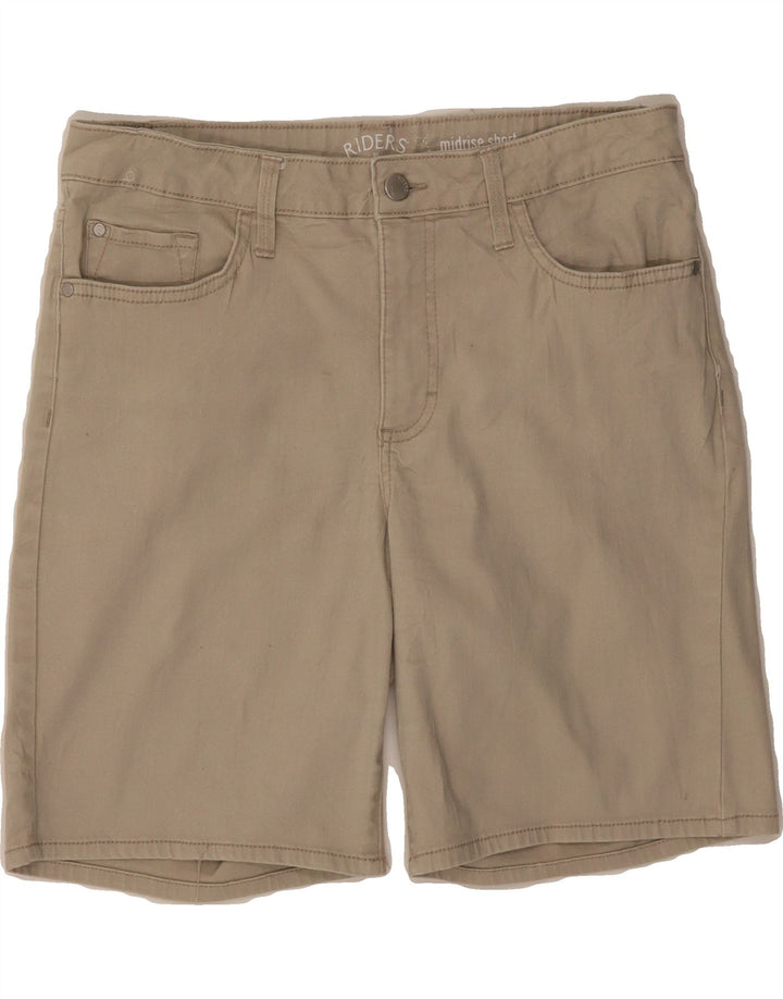 LEE Womens Riders Mid Rise Casual Shorts W32 Medium Beige Vintage Lee and Second-Hand Lee from Messina Hembry 