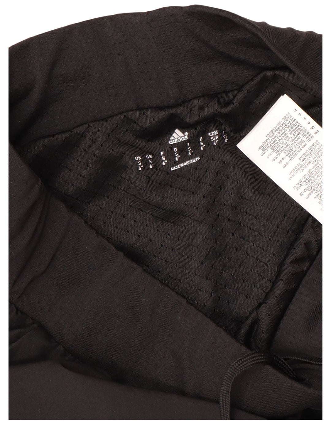 Adidas sportsshorts til kvinder UK 10 Small Black Polyester