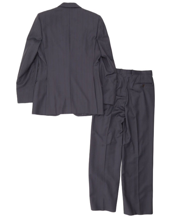 Pierre Cardin Herre stykkedragt IT 46 Lille W30 L30 Marineblå nålestribe