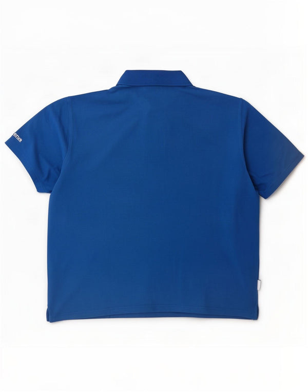 Adidas Polo Shirt til mænd 2XL Blå Bomuld