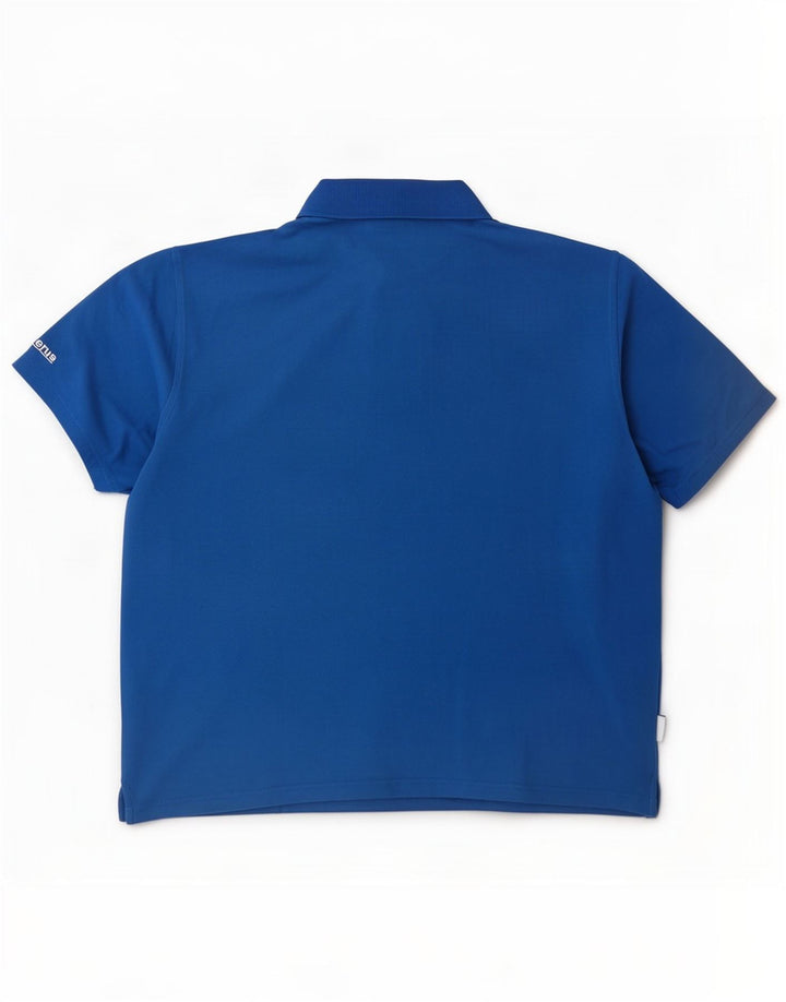 Adidas Polo Shirt til mænd 2XL Blå Bomuld