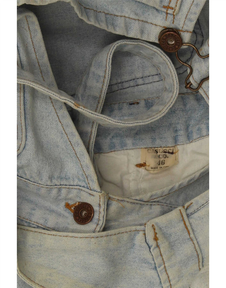 Casucci Dame Dungarees Denim Shorts IT 46 Large W32 Blue