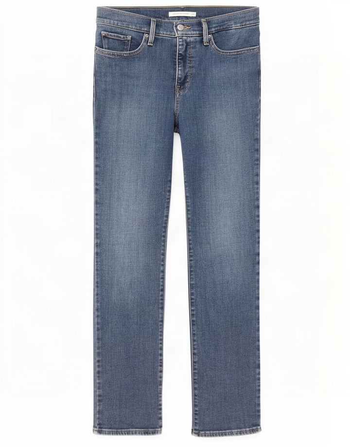 Levi's Dame 314 Shaping Straight Jeans W29 L32 Blå Bomuld