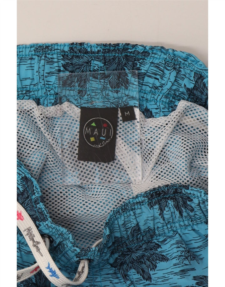 MAUI AND SONS Badeshorts til mænd Medium Blue Polyamid Hawaiian