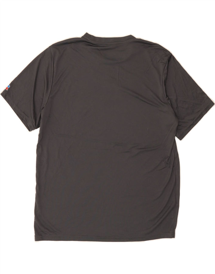 RUSSELL ATHLETIC Mens Dri-Power T-Shirt Top XL Grey Polyester Vintage Russell Athletic and Second-Hand Russell Athletic from Messina Hembry 