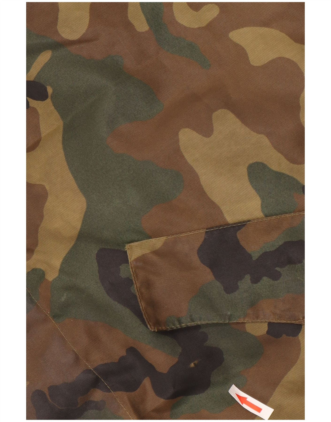 Vintage Herre Military Jacket UK 42 XL Khaki Camouflage Polyester