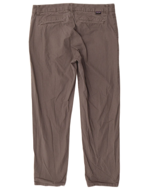 Patagonia Womens Straight Chino Trousers US 8 Medium W30 L25 Grey