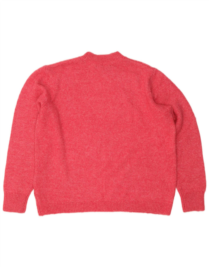 Marks & Spencer Dame sweater med rund hals DK 14 Medium Pink