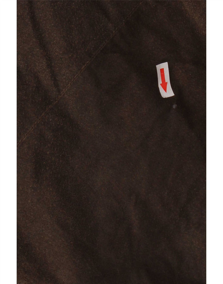 Vintage Herre Motorcykel Læder Utility Jacket UK 38 Medium Brown