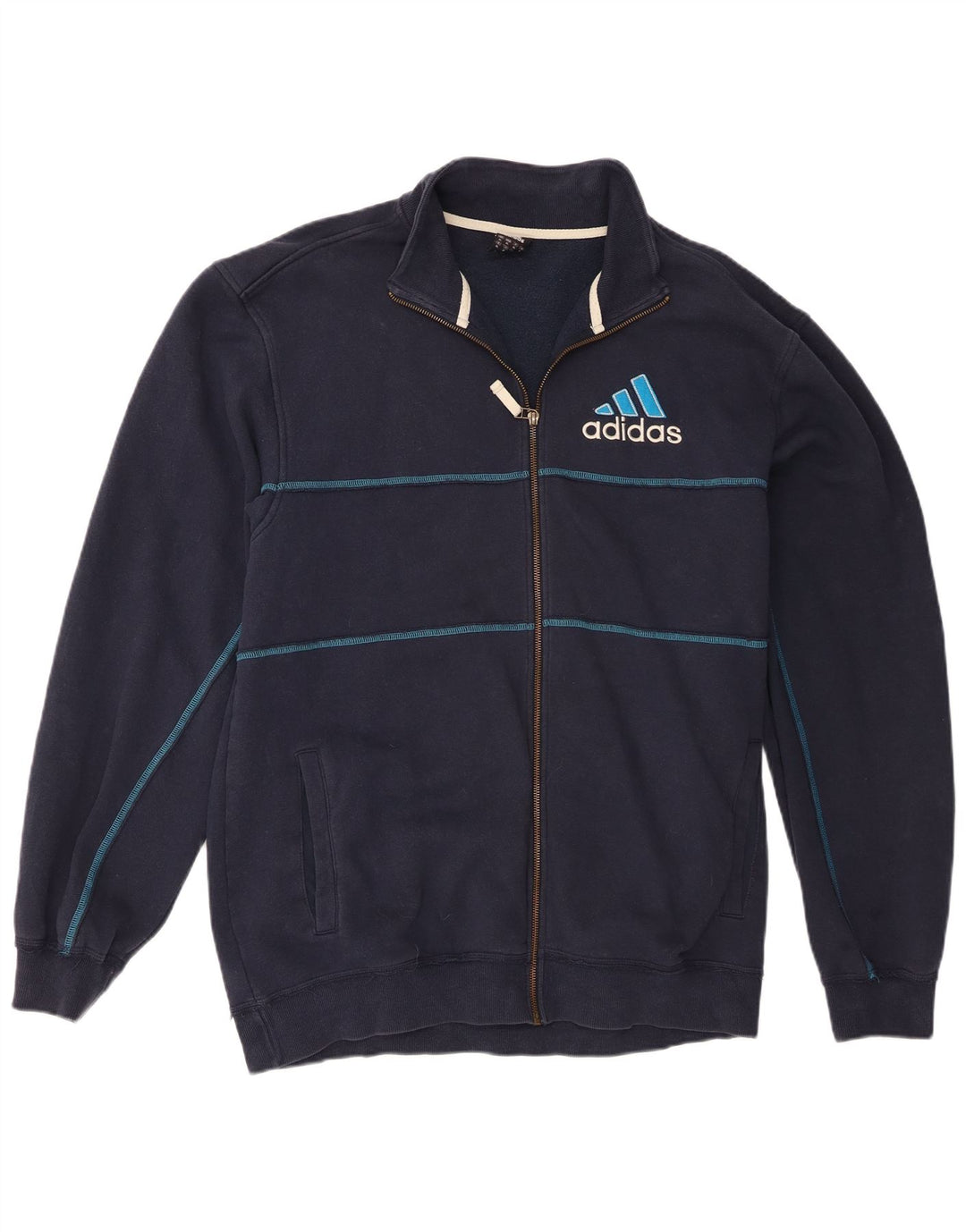 Adidas Grafisk træningsdragt topjakke til mænd XL marineblå bomuld