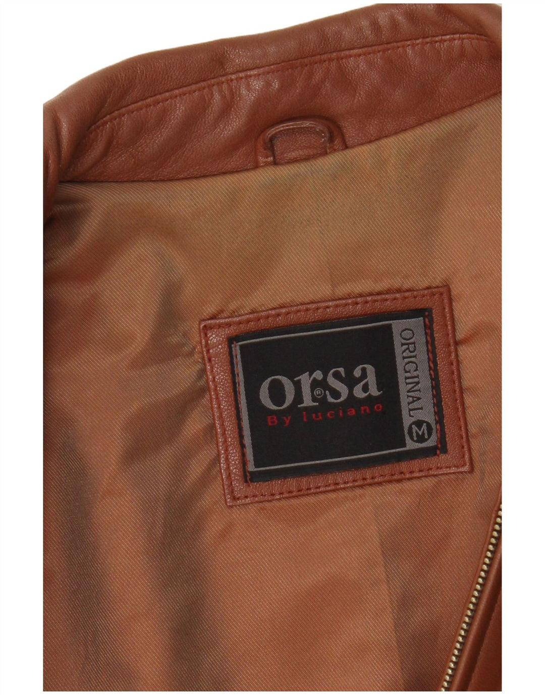 Vintage dame læderjakke UK 12 Medium Brown