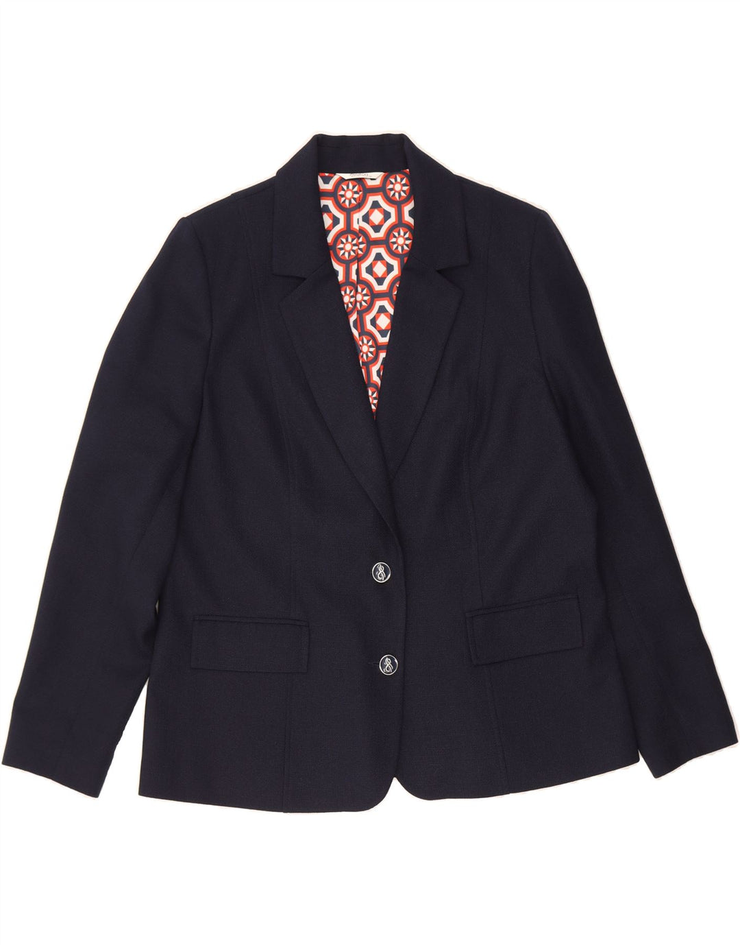 AVALON Womens 2 Button 2 Piece Skirt Set UK 16 Large W34  Navy Blue Vintage Avalon and Second-Hand Avalon from Messina Hembry 