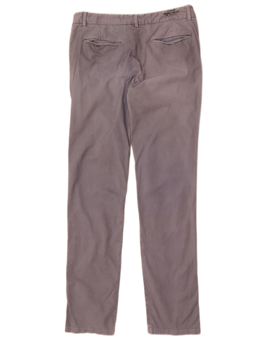 Iceberg Herre Slim Chino Bukser IT 48 Medium W32 L34 Grå Bomuld