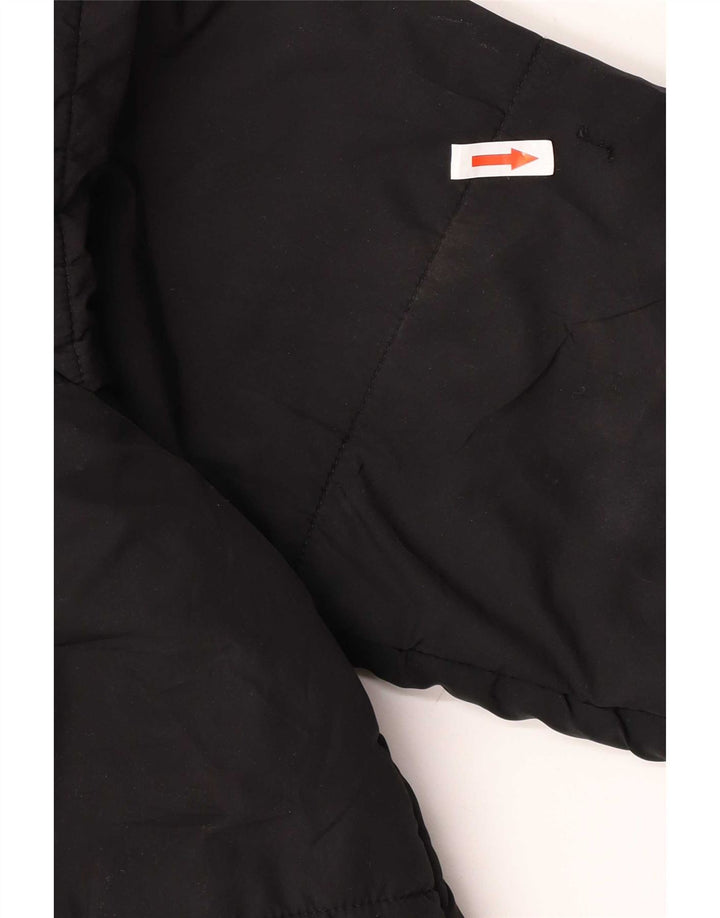 Marks & Spencer Dame Hætte Oversized Polstret Jakke UK 14 Large Sort