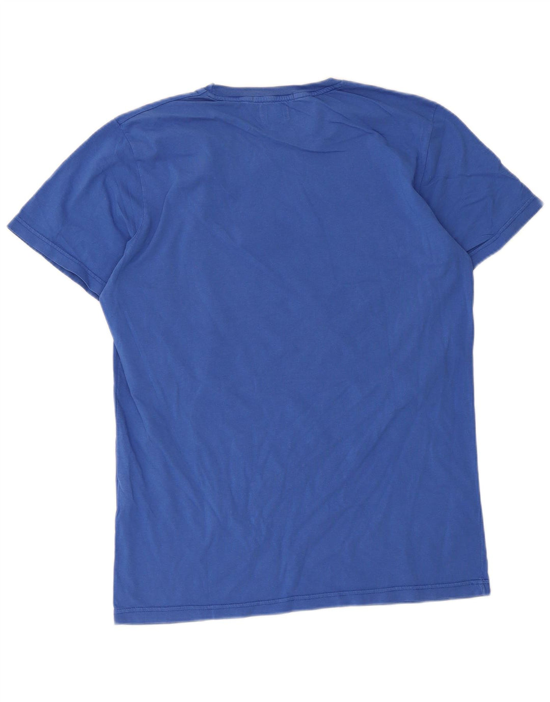 Converse Herre Chuck Taylor Grafisk T-Shirt Top Stor Blå Bomuld