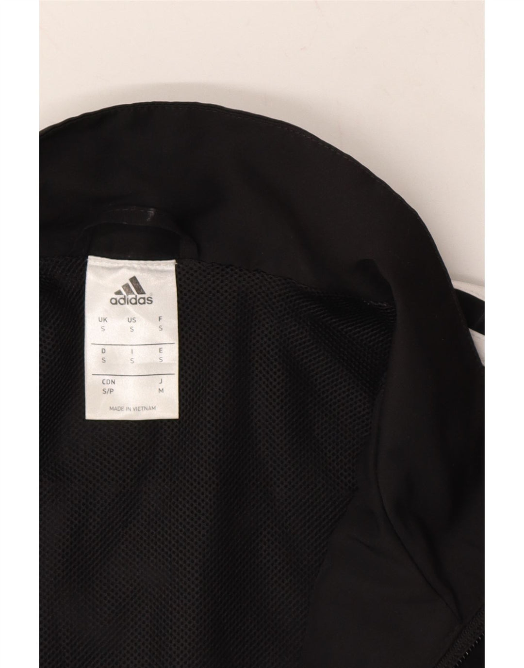 ADIDAS Træningsdragt til mænd, topjakke, lille sort Colourblock Polyester