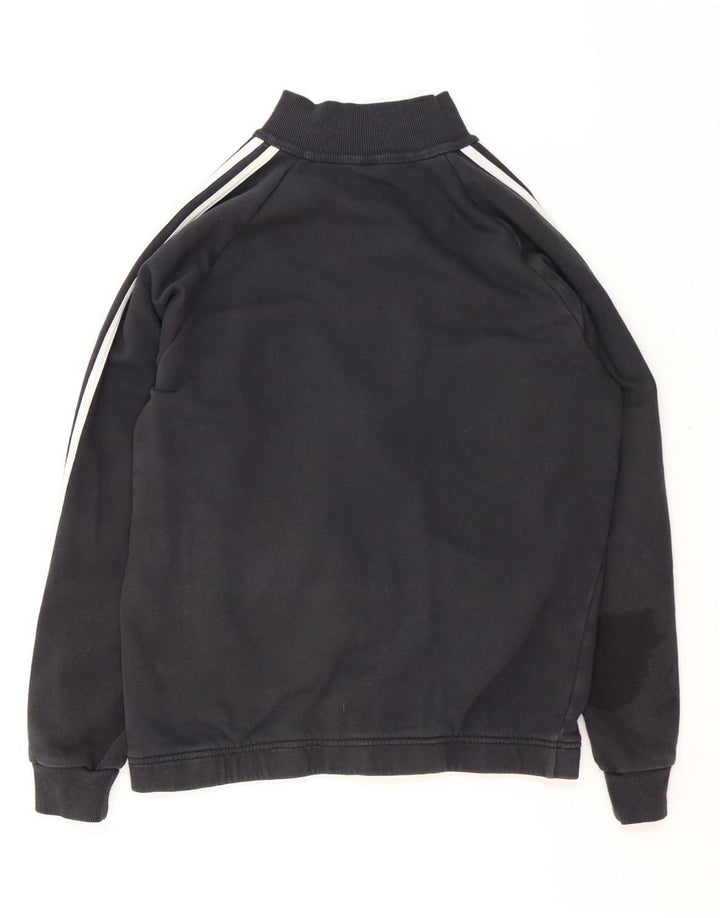 ADIDAS Træningsdragt til mænd Topjakke UK 42/44 Medium Sort Colourblock Bomuld