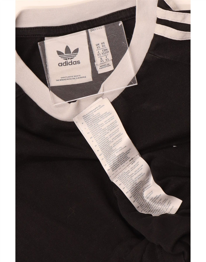 ADIDAS Herre Top Langærmet XS Sort Bomuld